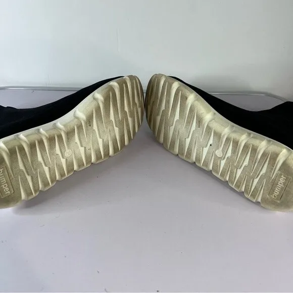 Teen Bumper Lamborghini Black Sock Round Toe Sneakers Size 39